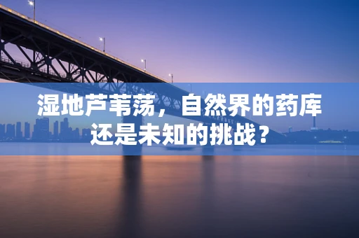 湿地芦苇荡，自然界的药库还是未知的挑战？