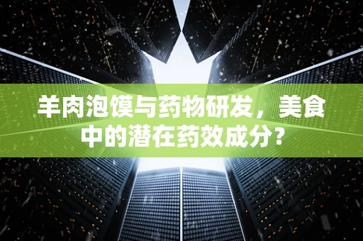 羊肉泡馍与药物研发，美食中的潜在药效成分？