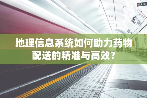 地理信息系统如何助力药物配送的精准与高效？