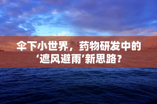 伞下小世界，药物研发中的‘遮风避雨’新思路？