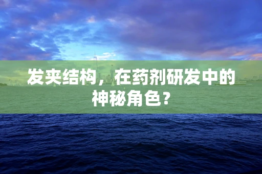 发夹结构，在药剂研发中的神秘角色？