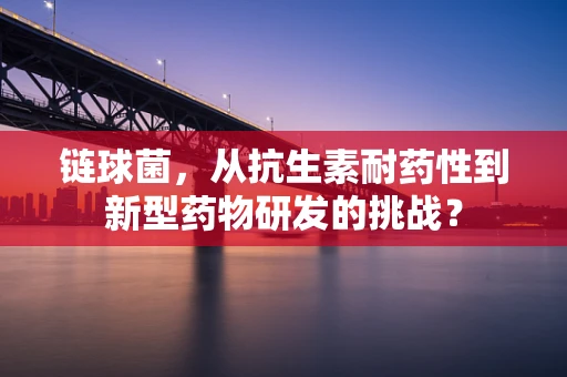 链球菌，从抗生素耐药性到新型药物研发的挑战？