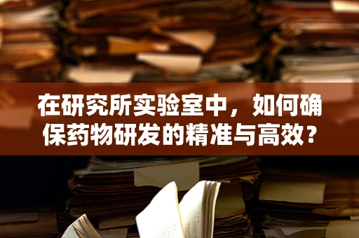 在研究所实验室中，如何确保药物研发的精准与高效？