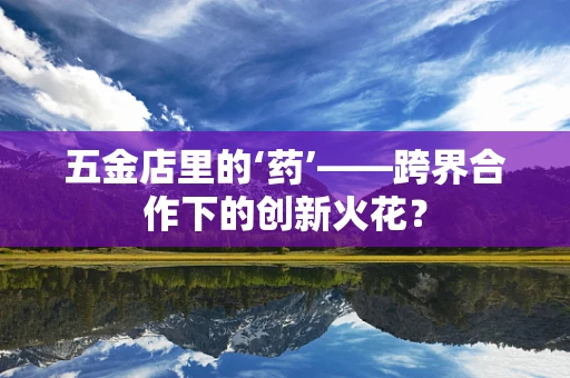 五金店里的‘药’——跨界合作下的创新火花？