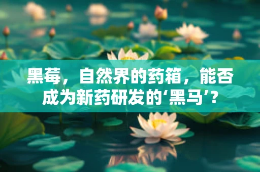 黑莓，自然界的药箱，能否成为新药研发的‘黑马’？